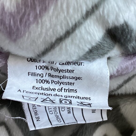 Baby Toddler Stroller Bunting Bag Purple Fleece Lined Winter Warm Cozy Soft - Picture 6 of 6